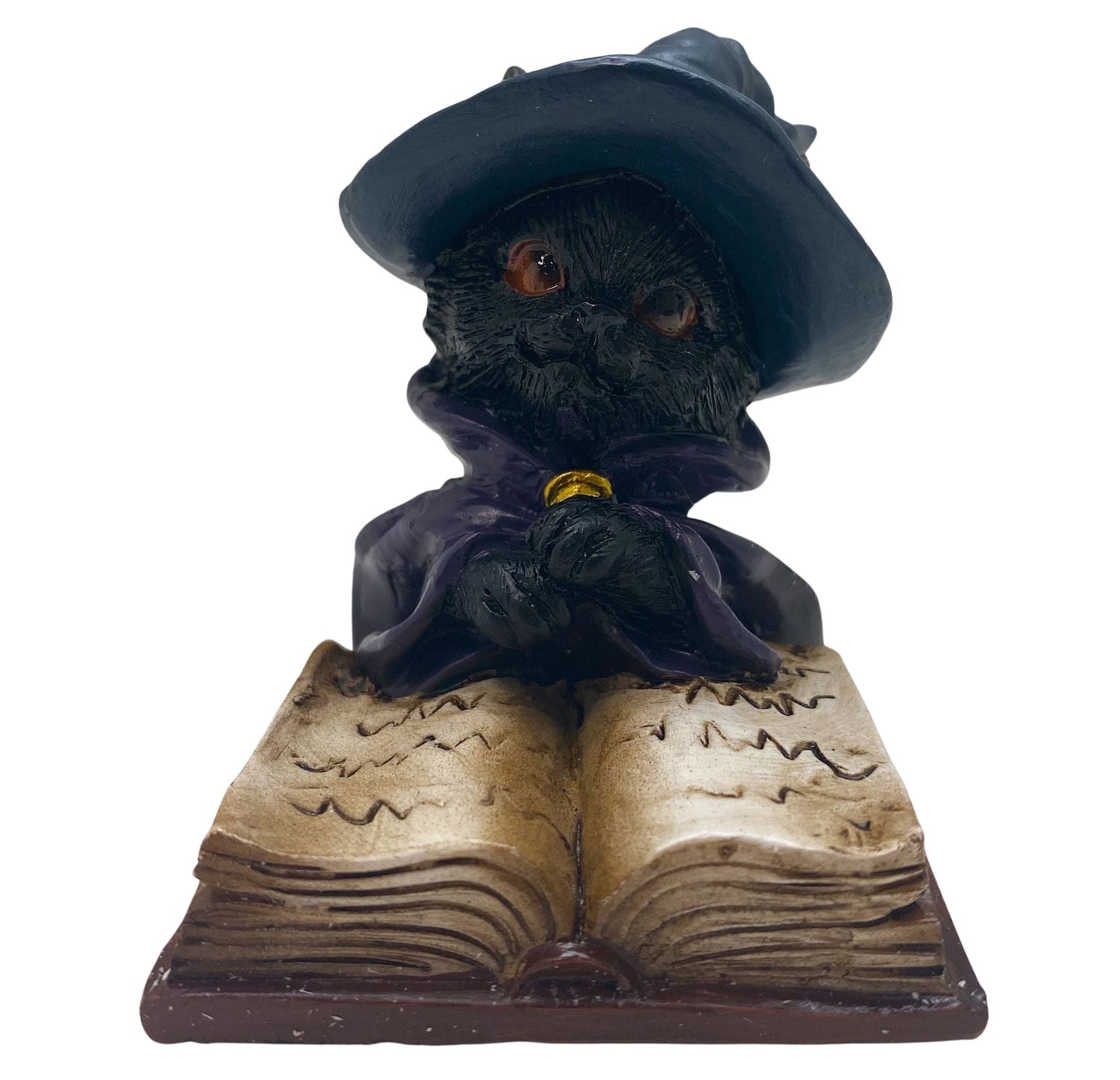 Innenmodell "Schwarze Katze mit blauen Hut" - 50 x 70 mm - Schneekugelhaus