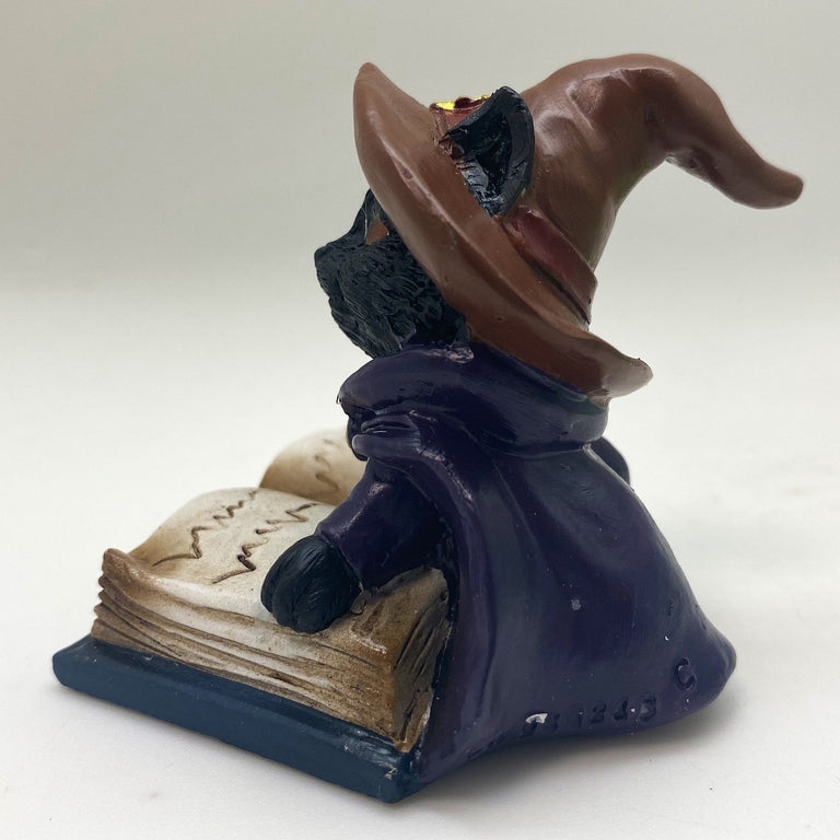 Innenmodell "Schwarze Katze mit braunen Hut" - 50 x 70 mm - Schneekugelhaus