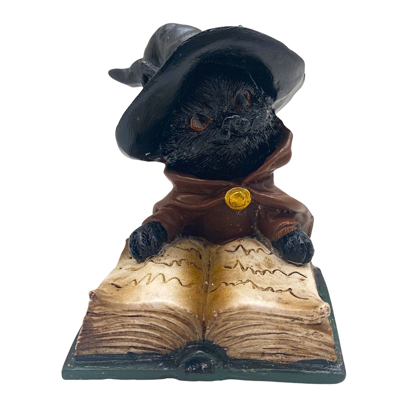 Innenmodell "Schwarze Katze mit grünen Buch" - 50 x 70 mm - Schneekugelhaus