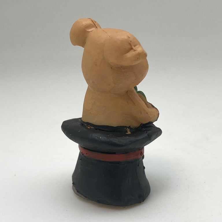 Innenmodell "Schwein mit Kleeblatt" - 30 x 47 mm - Schneekugelhaus