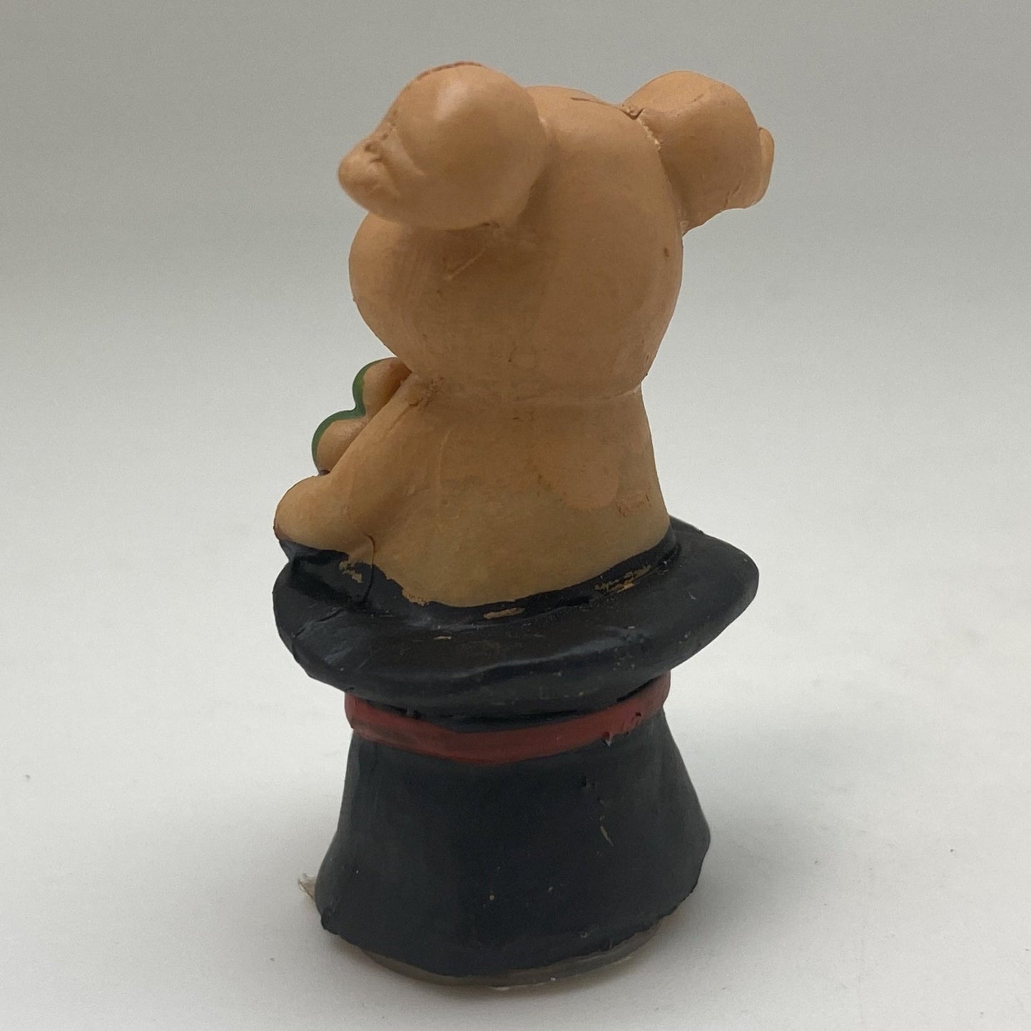 Innenmodell "Schwein mit Kleeblatt" - 30 x 47 mm - Schneekugelhaus