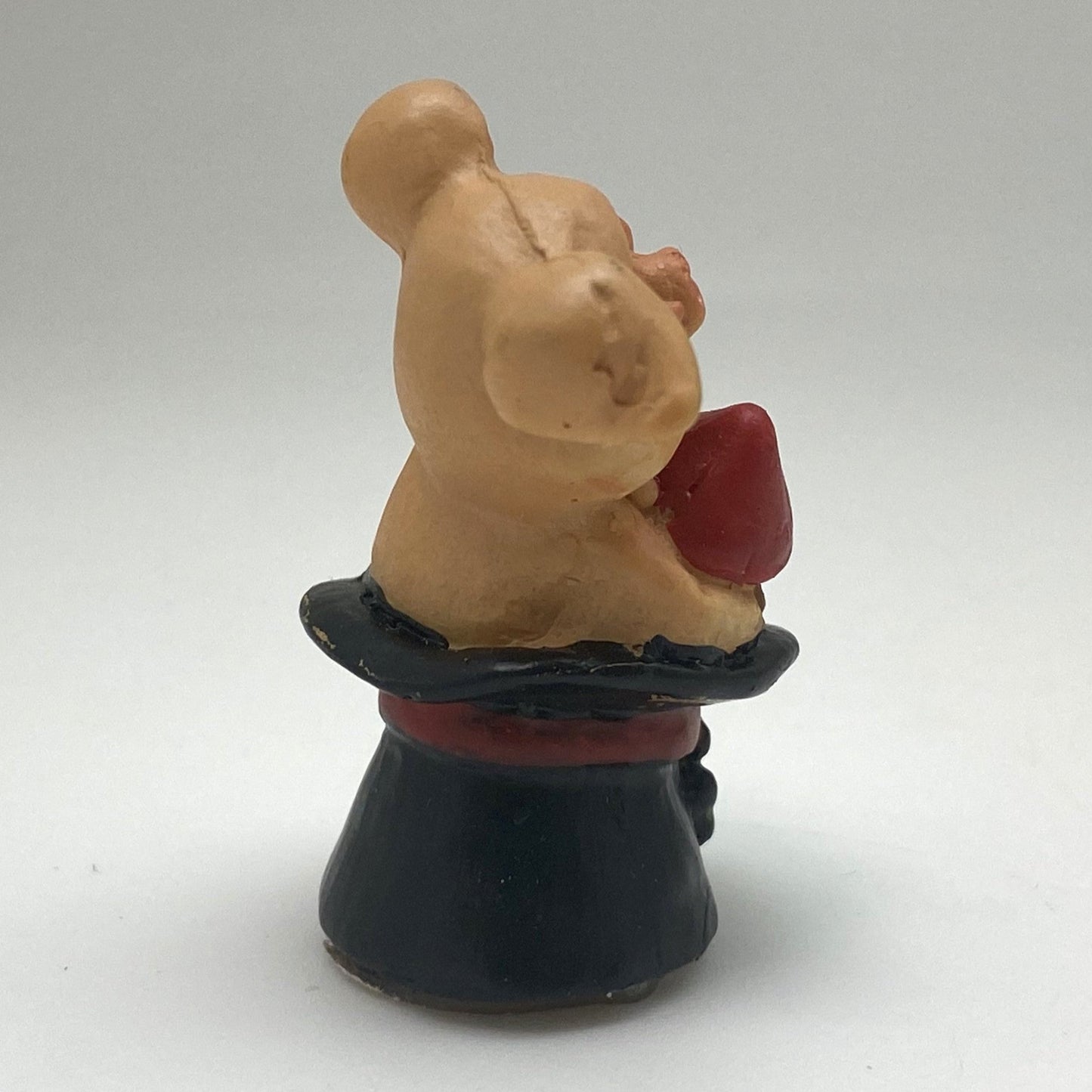 Innenmodell "Schwein mit Pilz" - 30 x 47 mm - Schneekugelhaus