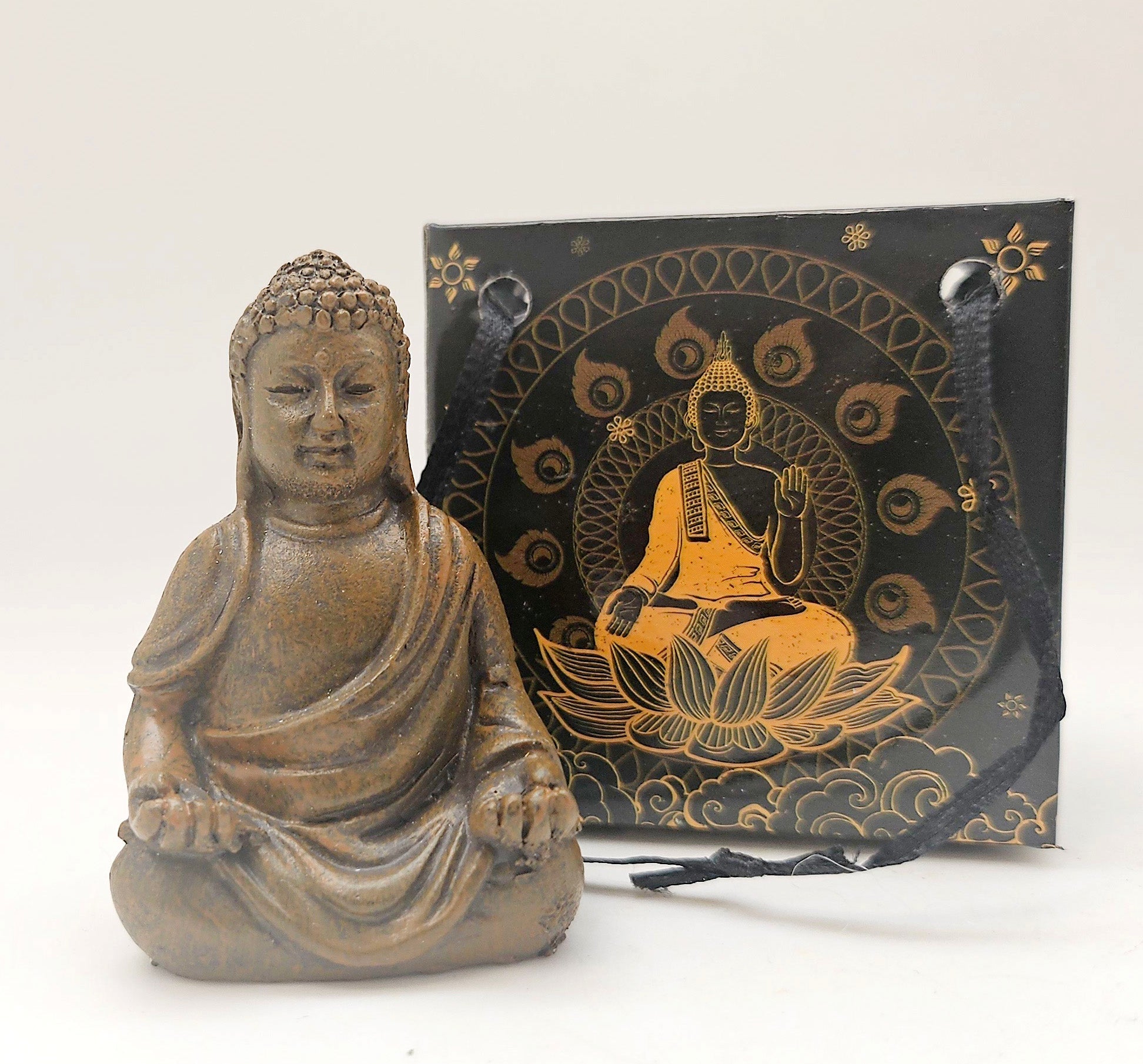Innenmodell „Thai Buddha meditiert“ - 40mm x 62mm - Schneekugelhaus