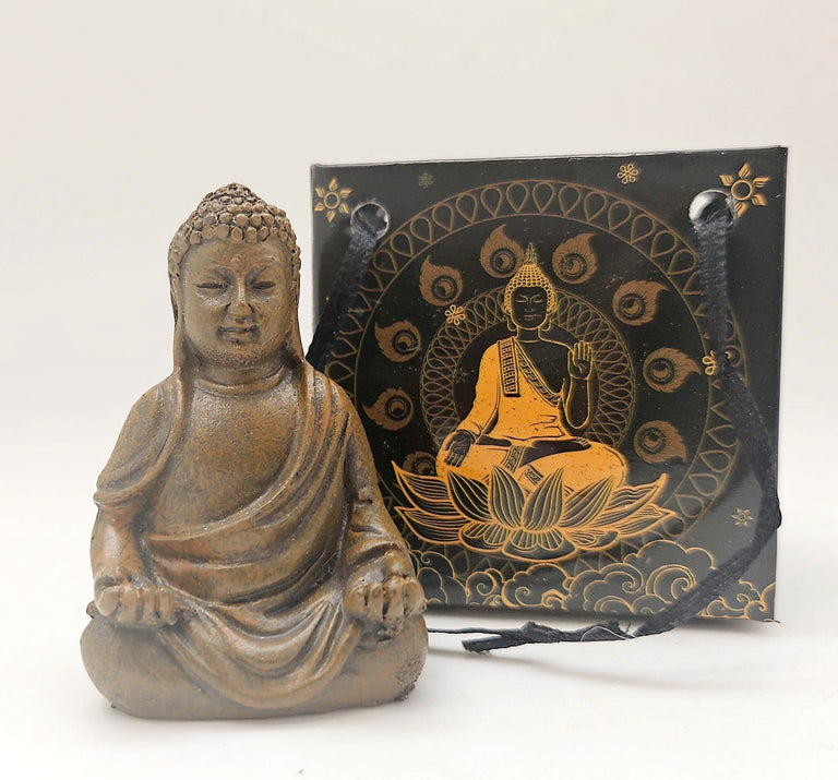 Innenmodell „Thai Buddha meditiert“ - 40mm x 62mm - Schneekugelhaus