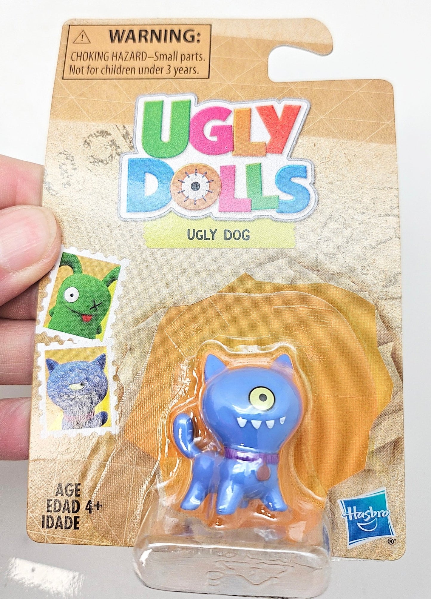 Innenmodell „UglyDolls von Hasbro" - Ugly dog - blau - 22 x 28 mm - Schneekugelhaus