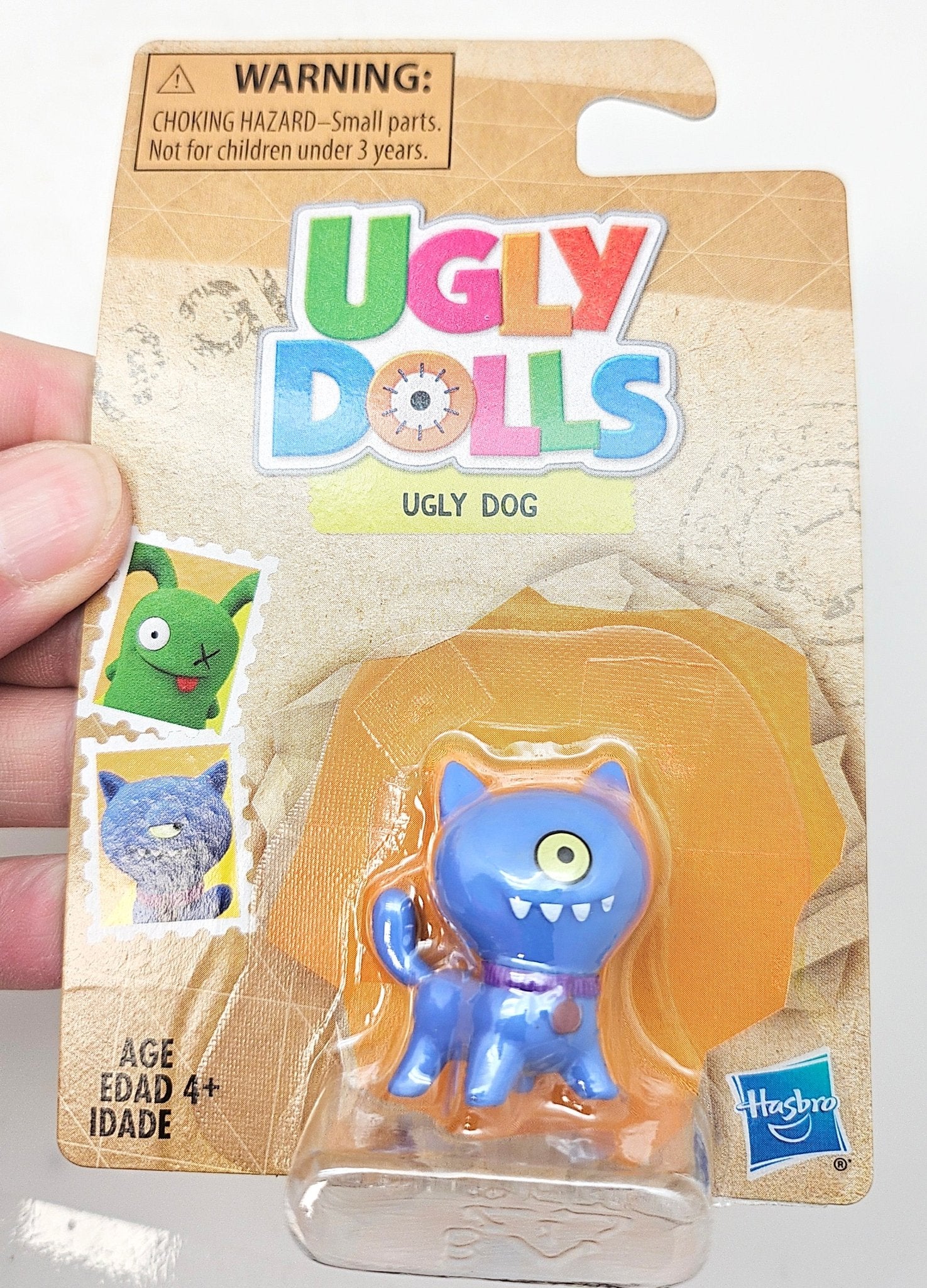 Innenmodell „UglyDolls von Hasbro" - Ugly dog - blau - 22 x 28 mm - Schneekugelhaus