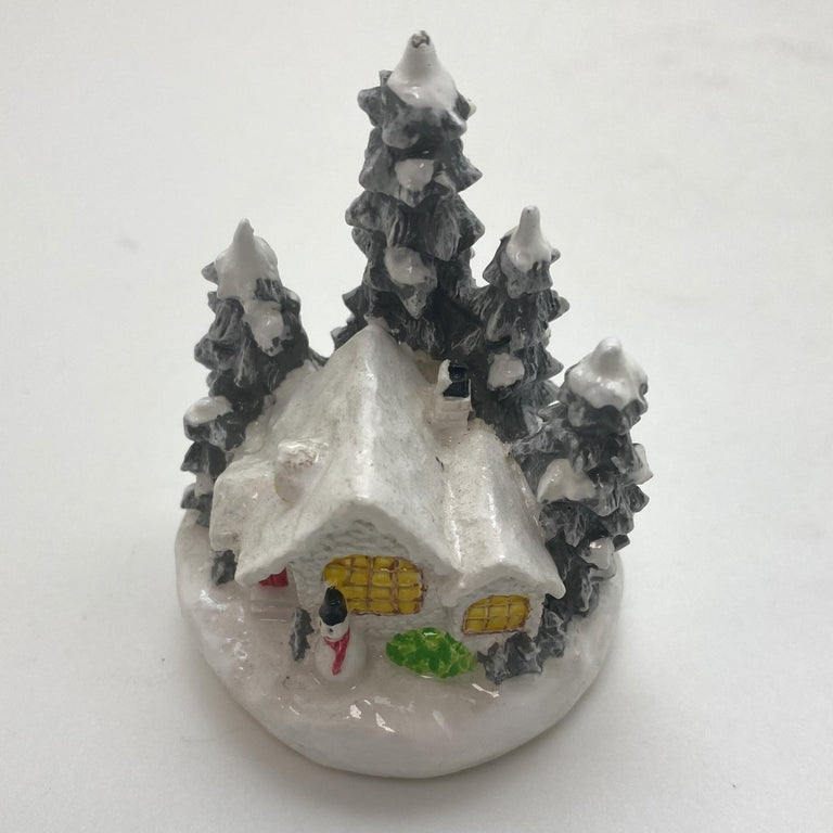 Innenmodell "Weihnachtshütte" - 55 x 67 mm - Schneekugelhaus