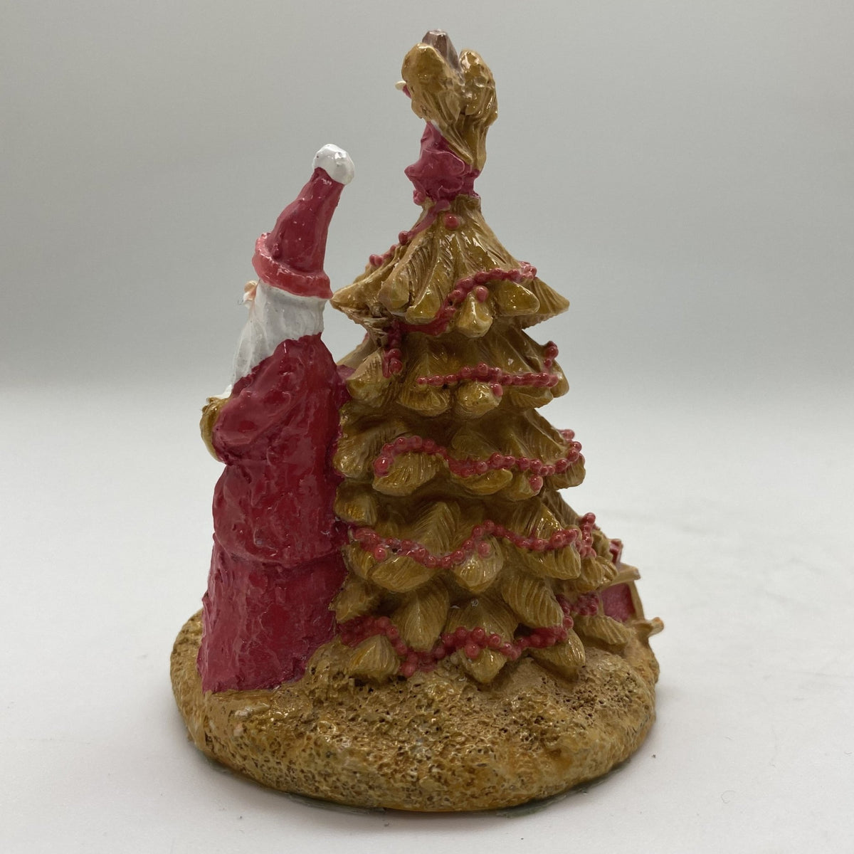 Innenmodell "Weihnachtsmann Christbaum rot gold" - 64 x 85 mm - Schneekugelhaus