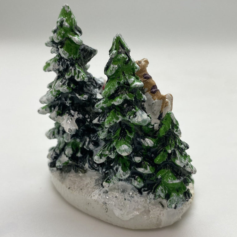 Innenmodell "Weihnachtsmann im Schlitten" - 55 x 57 mm - Schneekugelhaus