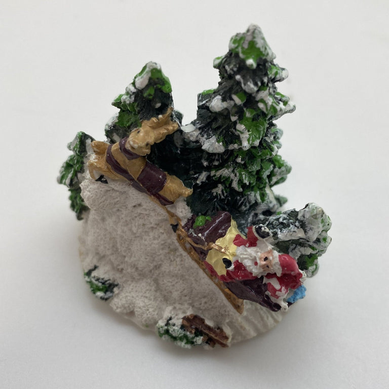 Innenmodell "Weihnachtsmann im Schlitten" - 55 x 57 mm - Schneekugelhaus