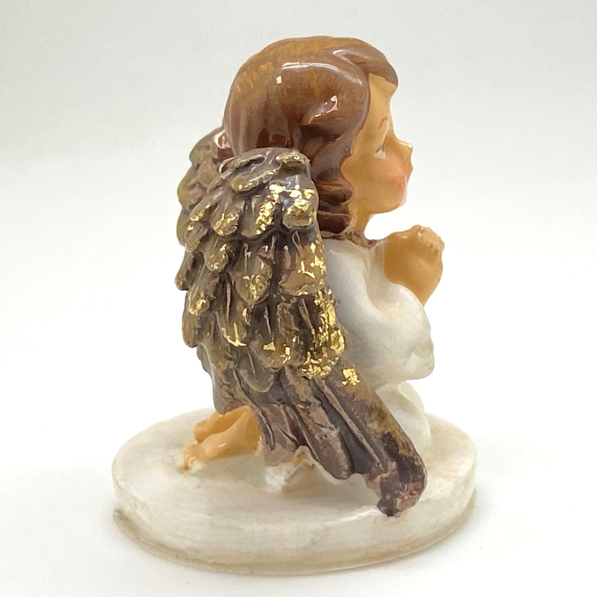 Innenmodell "Weißer Engel betend" - 40 x 33 mm - Schneekugelhaus