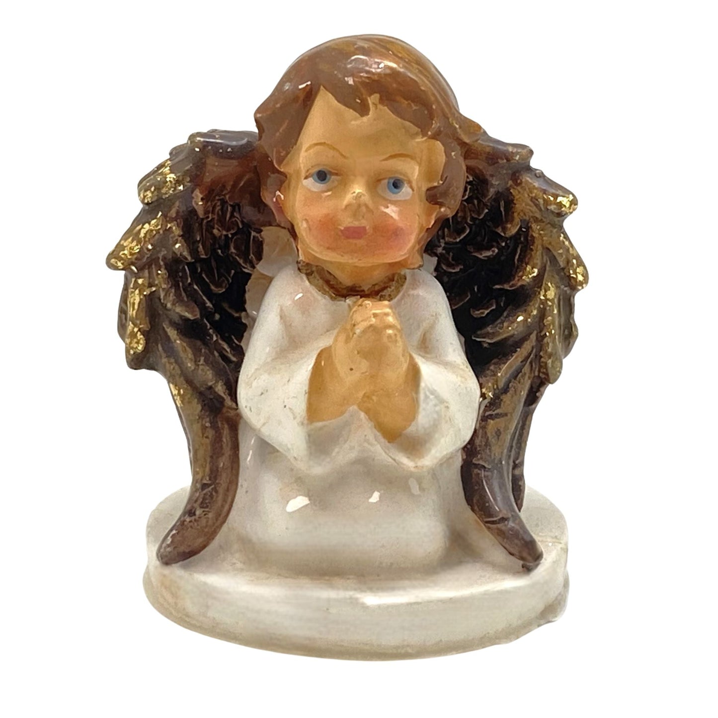 Innenmodell "Weißer Engel betend" - 40 x 33 mm - Schneekugelhaus