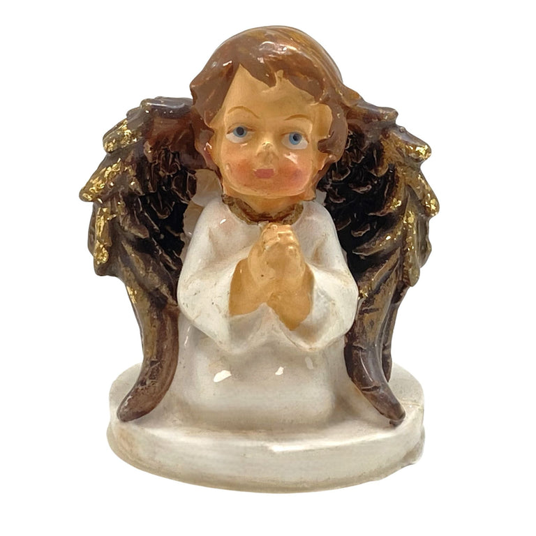 Innenmodell "Weißer Engel betend" - 40 x 33 mm - Schneekugelhaus