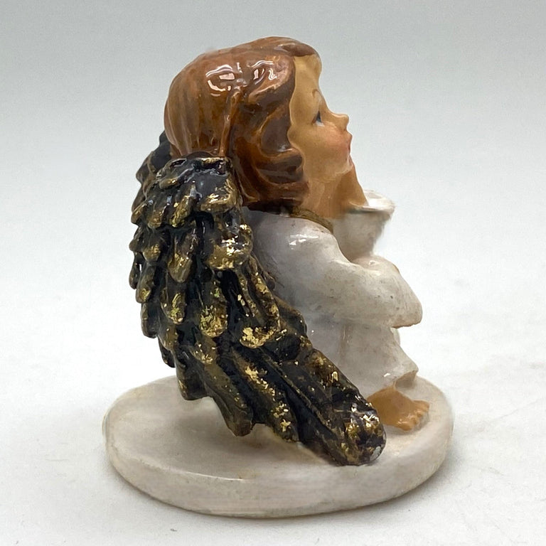Innenmodell "Weißer Engel stützend" - 40 x 33 mm - Schneekugelhaus