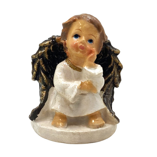 Innenmodell "Weißer Engel stützend" - 40 x 33 mm - Schneekugelhaus