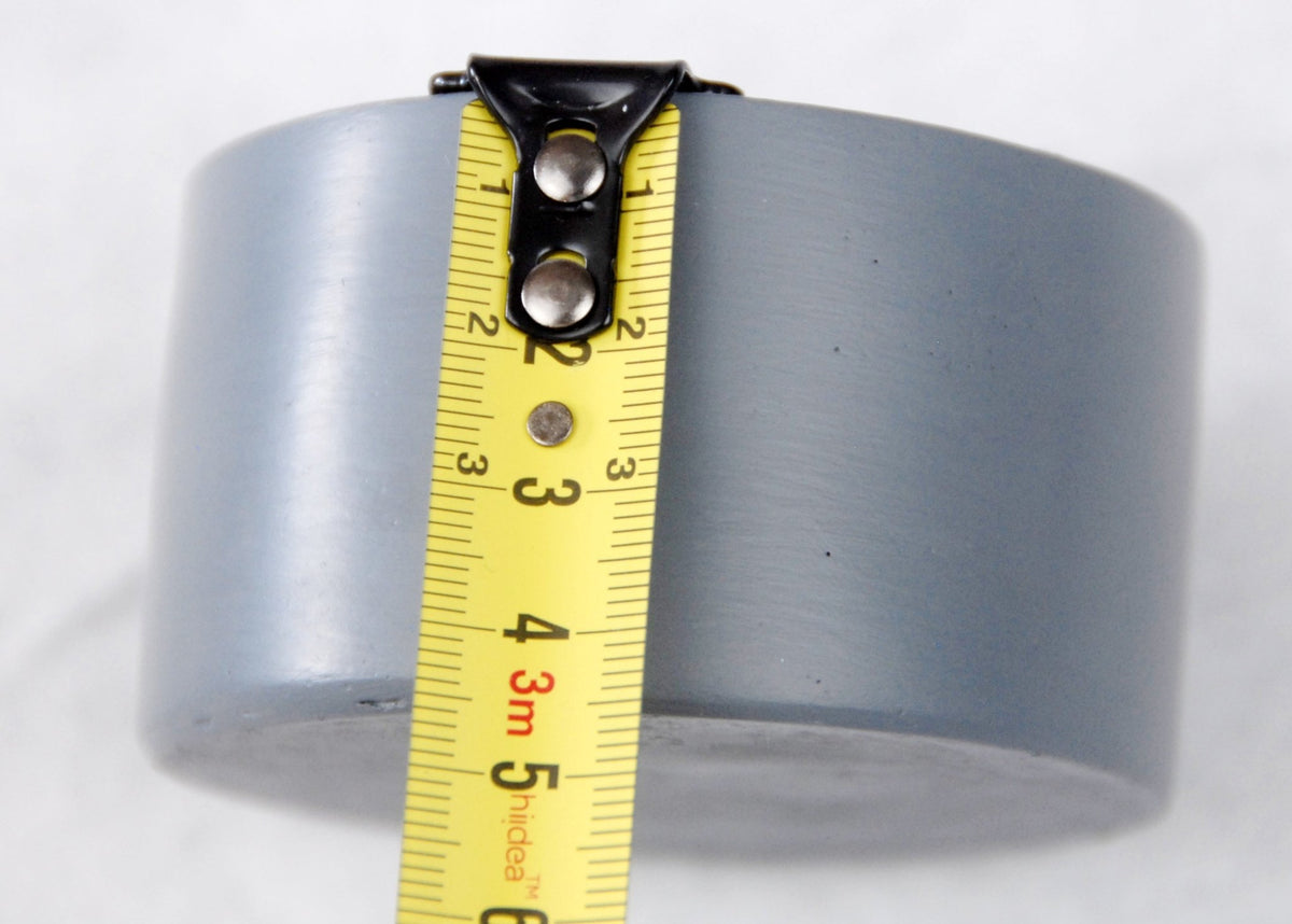 100mm Polyresin Sockel grau für DIY-Schneekugel - Schneekugelhaus