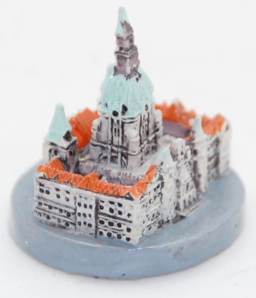 Bastel-Figur Rathaus Hannover für DIY Schneekugel - Schneekugelhaus