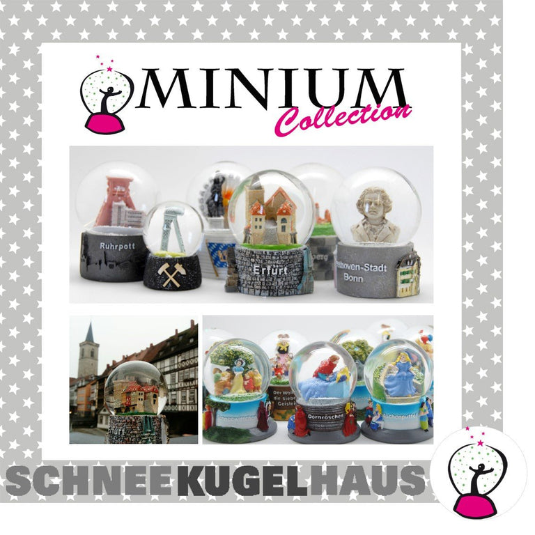 Souvenir Schneekugel Kufstein mit Festung Kufstein und Kufsteiner Land - Schneekugelhaus