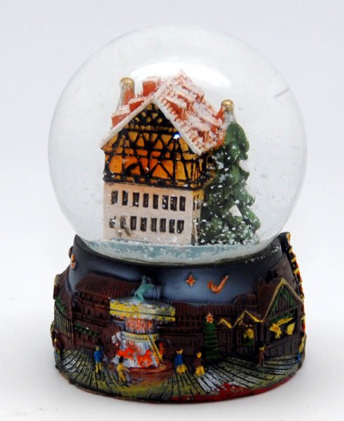 Souvenirschneekugel Weihnachtspostamt - Schneekugelhaus