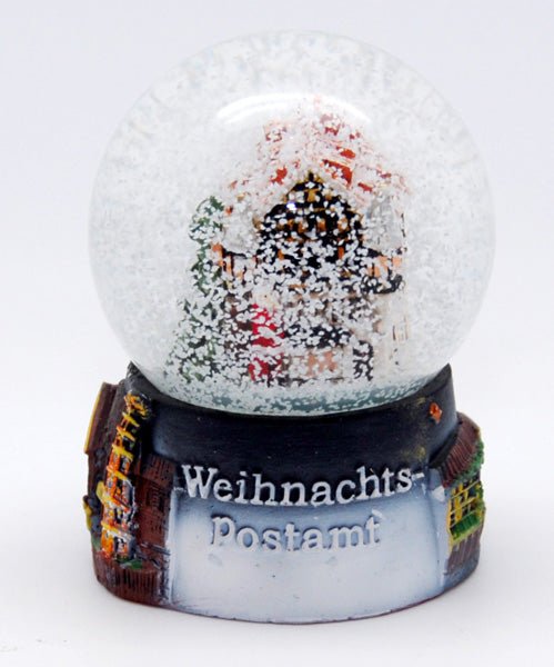 Souvenirschneekugel Weihnachtspostamt - Schneekugelhaus